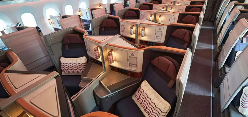 business class cabin luxury suites