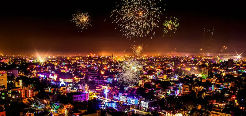 Diwali Festival Celebration in India
