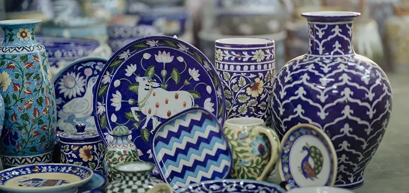 Blue Pottery Artists of Jaipur