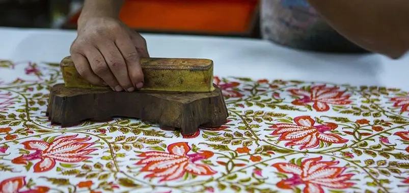 Hand Block Printing in Jaipur