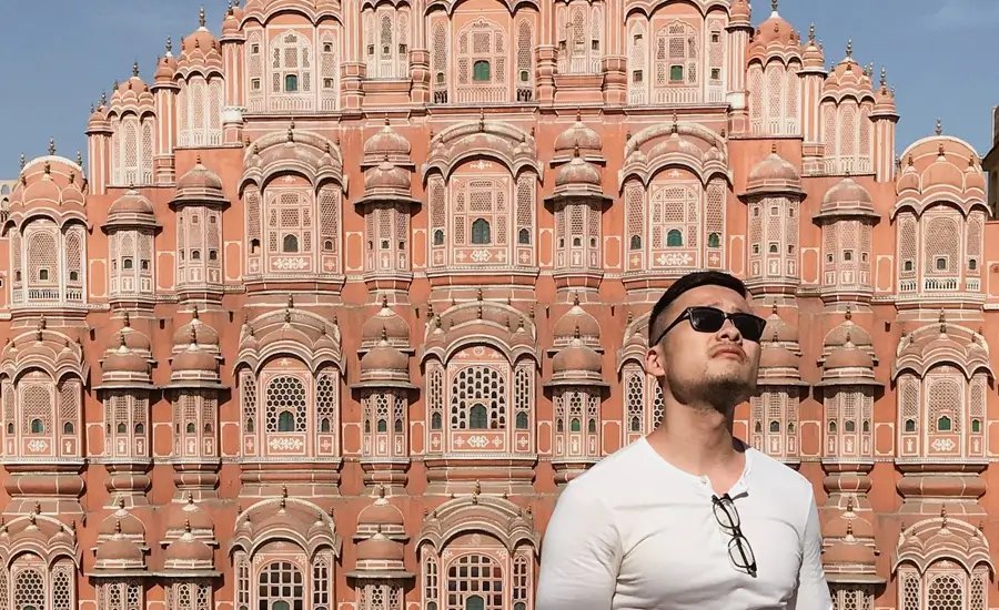 Private Helicopter Tour Taj Mahal Agra India with Golden Triangle